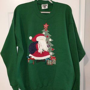 Lee Heavyweight XL Christmas Sweater Santa